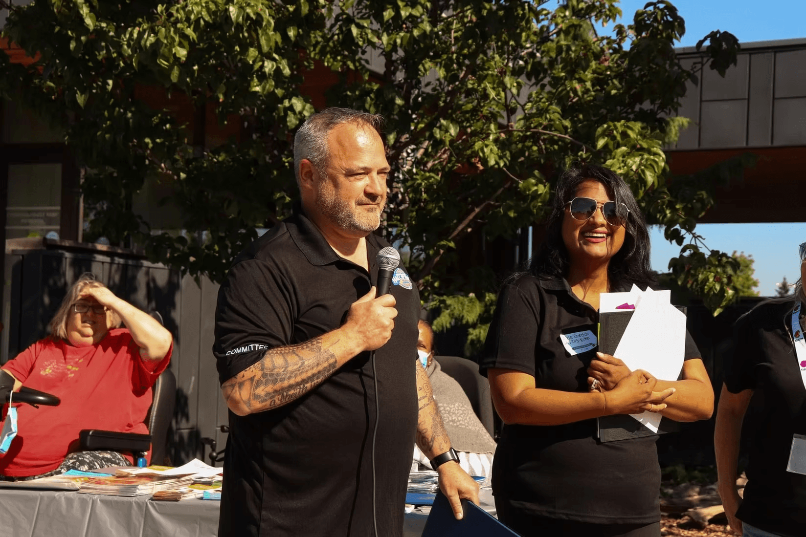 Rod Power speaking at a community event